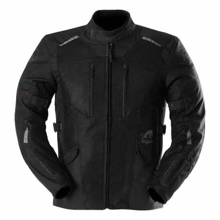 Furygan Brooks Vented Plus Mevsimlik Motosiklet Ceketi Siyah