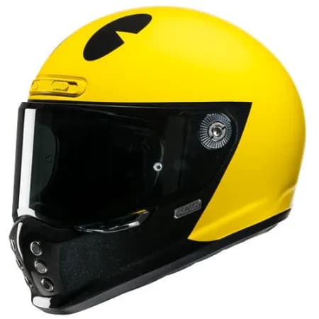 HJC V10 Pac Man MC3 Kapalı Motosiklet Kaskı Sarı Siyah