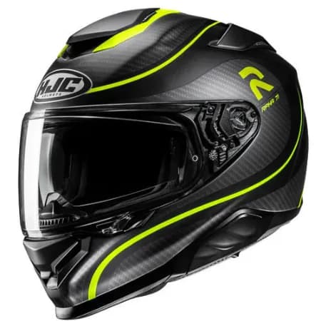 HJC RPHA71 Cleta MC3HSF Kapalı Motosiklet Kaskı Siyah Neon