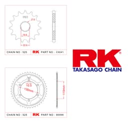 Suzuki GSX-R 750 Rk XW-Ring Zincir 525 Zxw 116L - görsel 5