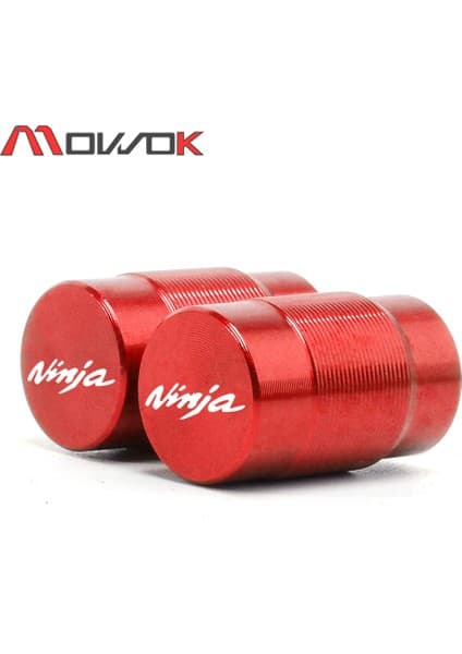 Xifu Shop C Kırmızı Stil Kawasakı Nınja ZX14R ZX10R ZX6R Motosiklet Tekerlek Lastik Vana Kapakları C Alüminyum Hava Geçirmez Kapaklar (Yurt Dışından)