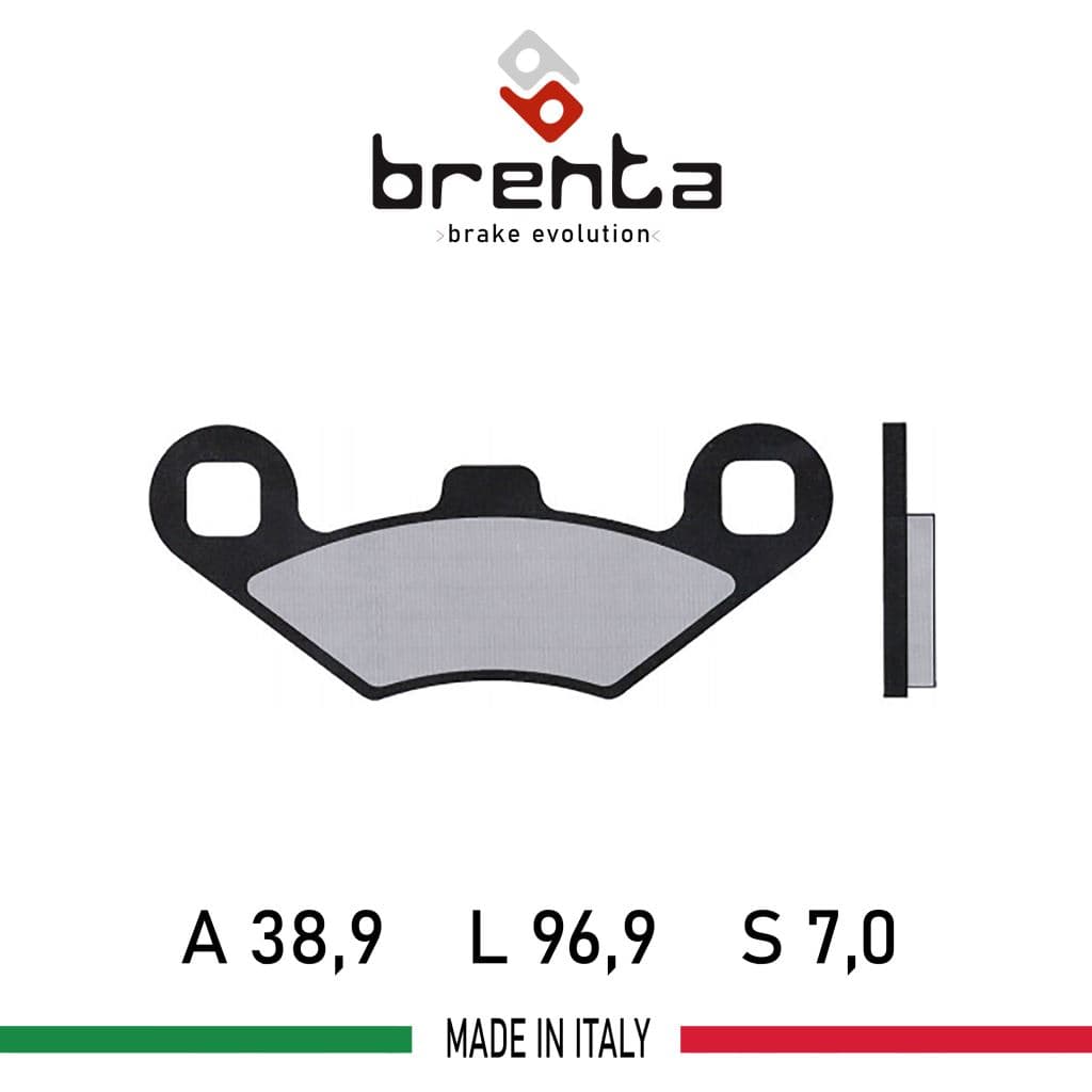 Polaris 800 SORTSMAN  Ön Disk Brenta Sinter Metal Fren Balata - görsel 2