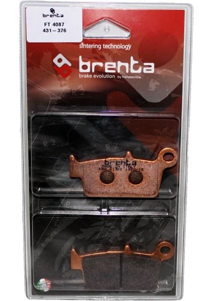 Brenta Yamaha YZ 125 Disk Sinter Metal Fren Balata Arka (1999-2001)