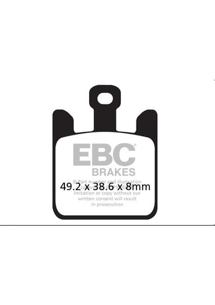 Ebc Kawasaki VN1600 2005 - 2008 Sinterli Ön Fren Balatası Ebc