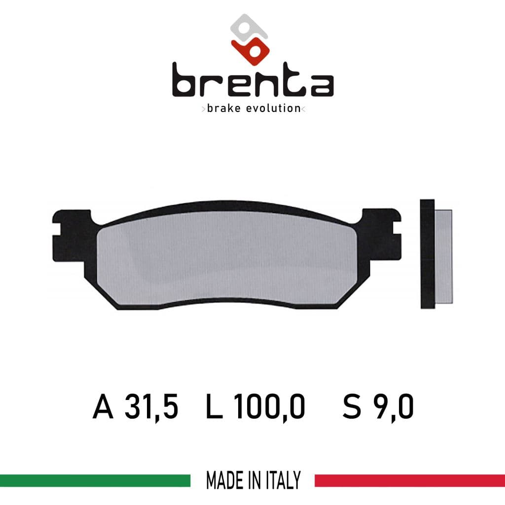Yamaha NOUVO  Ön Disk Brenta Sinter Metal Fren Balata - görsel 2