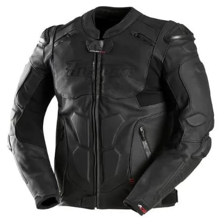 Furygan Ghost Evo Deri Motosiklet Ceketi Siyah