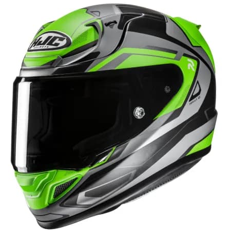 HJC RPHA12 Brels MC4HSF Kapalı Motosiklet Kaskı Gri Yeşil
