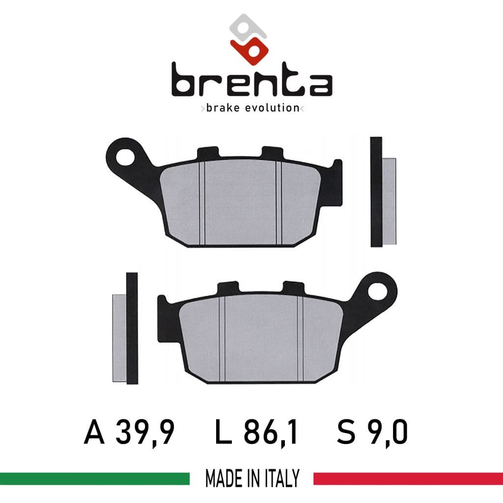 Honda CB 500 F  Arka Disk Brenta Sinter Metal Fren Balata - görsel 2