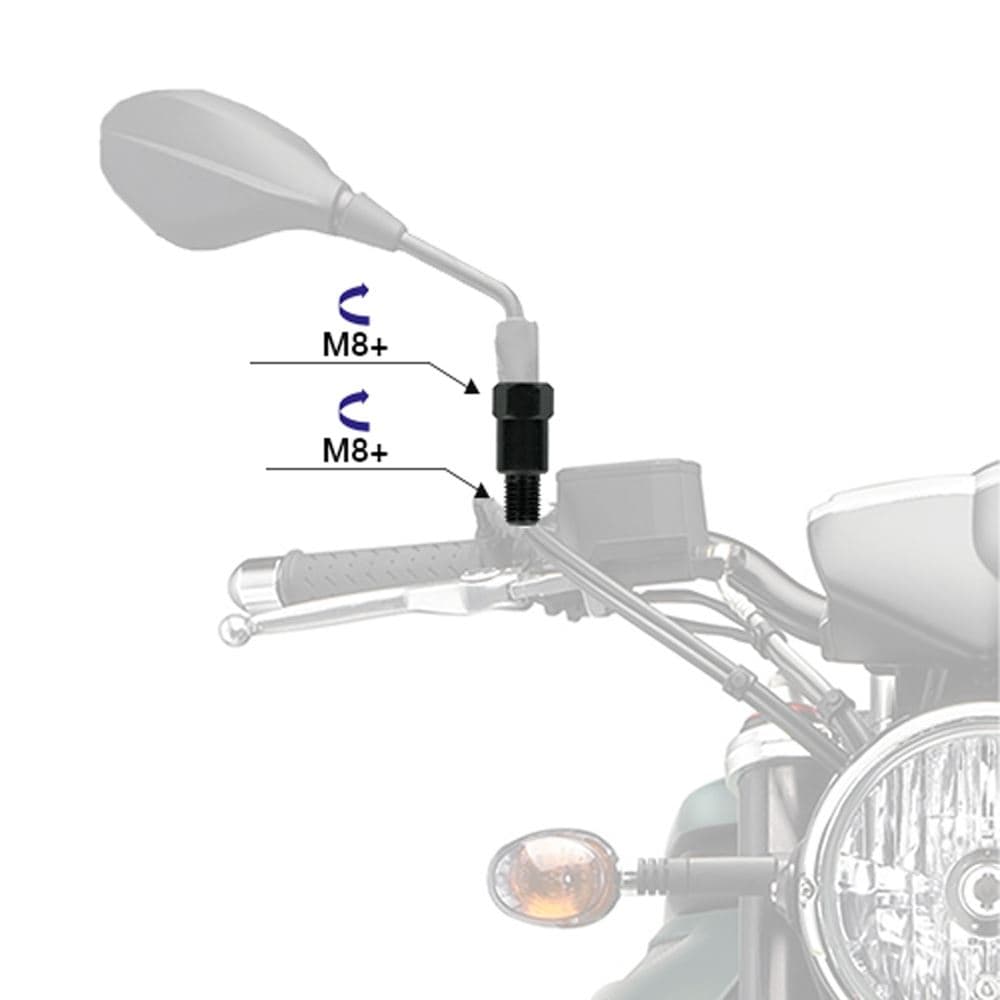 Honda ACTIVA 125 S Ayna Adaptörü + 8 + 8