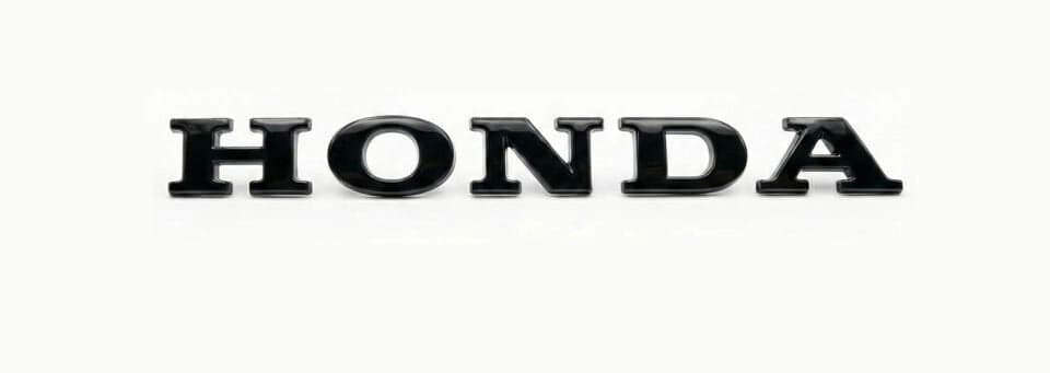 Honda Gold Wing GL 1800 Silindir Kafa Amblem Parlak Siyah