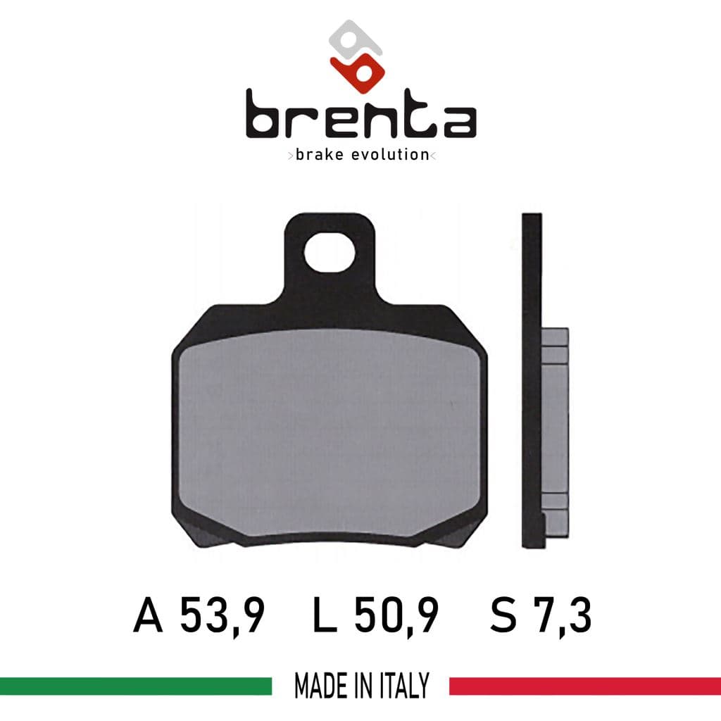 Yamaha YP 125 X-MAX ABS  Arka Disk Brenta Sinter Metal Fren Balata - görsel 2