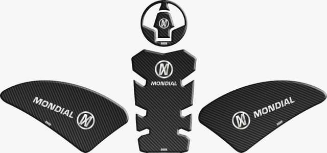 Mondial Drift 125 L Tank Pad Karbon