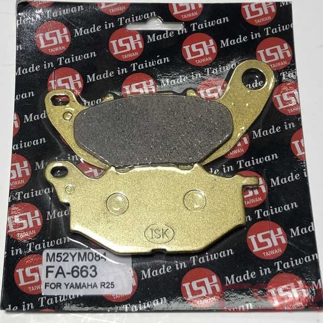 Yamaha R25 Disk Balatası Ön FA 663 Takım Taiwan
