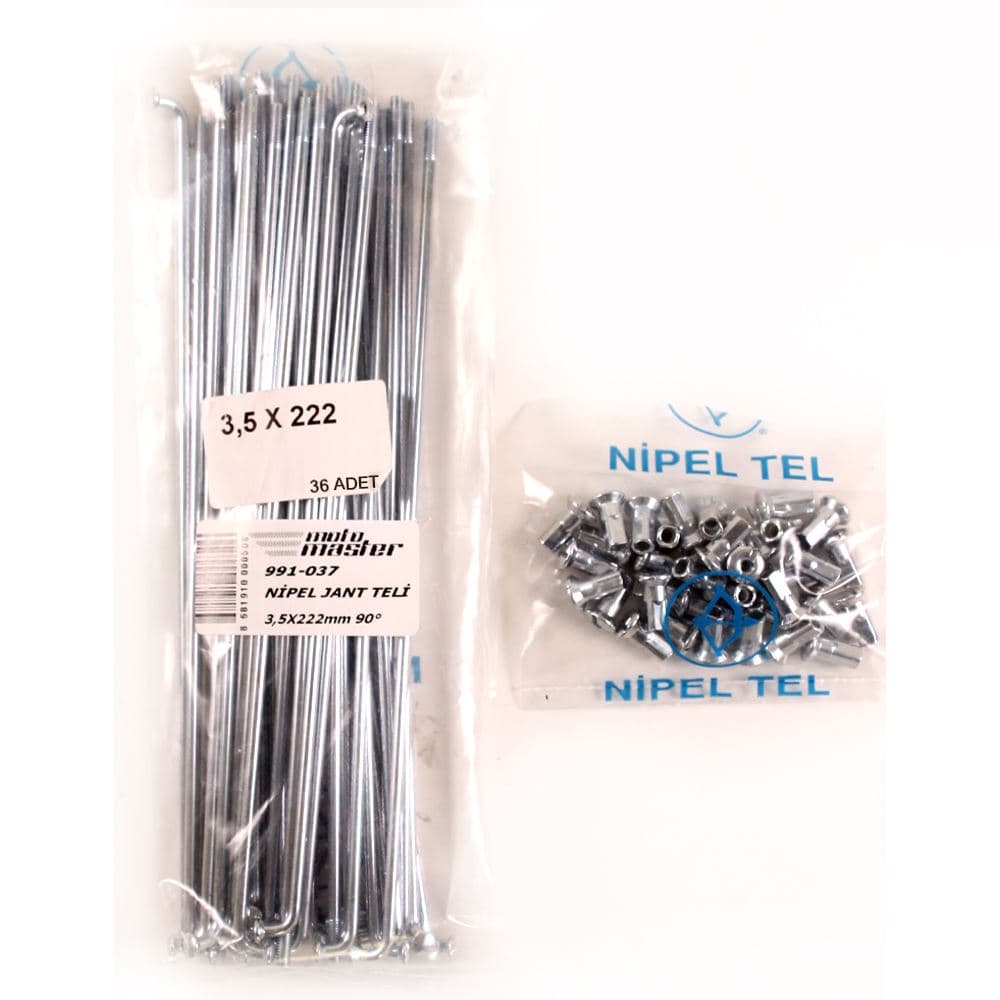 Nipel Jant Teli 3,5X222Mm 90°-Seyyar 19