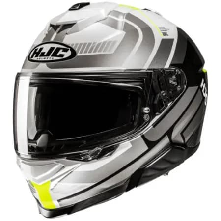 HJC İ71 VIZ MC3H Kapalı Motosiklet Kaskı Gri Neon