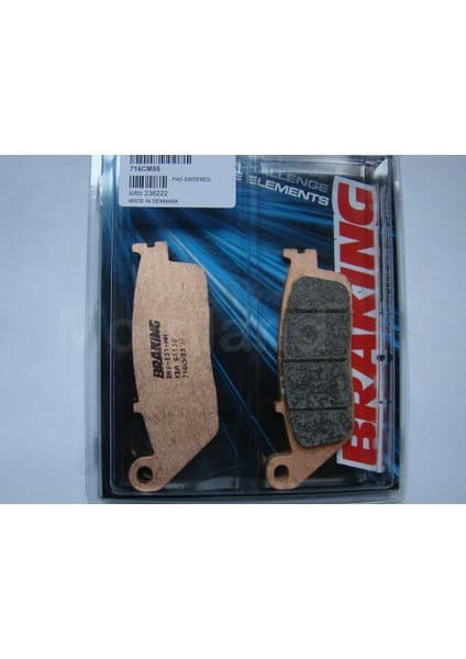 Brenta Braking 716CM55 2022-2023 Kawasaki Z 650 Rs Uyumlu Ön Fren Balatası Sinterli Balata