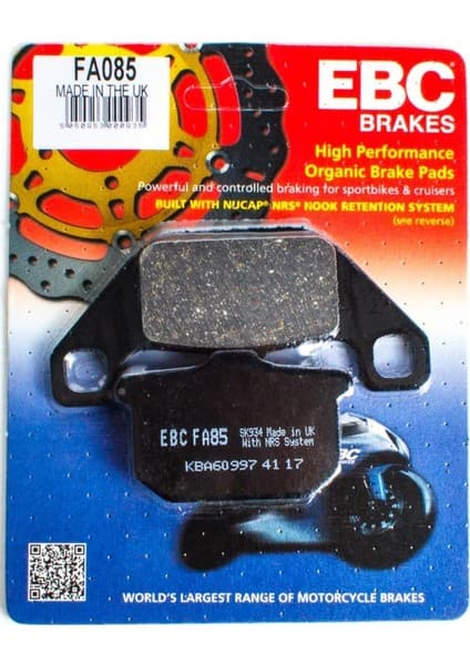 Ebc FA085 1988-1995 Kawasaki Vn 1500 Uyumlu Ön Fren Balatası Organik Balata