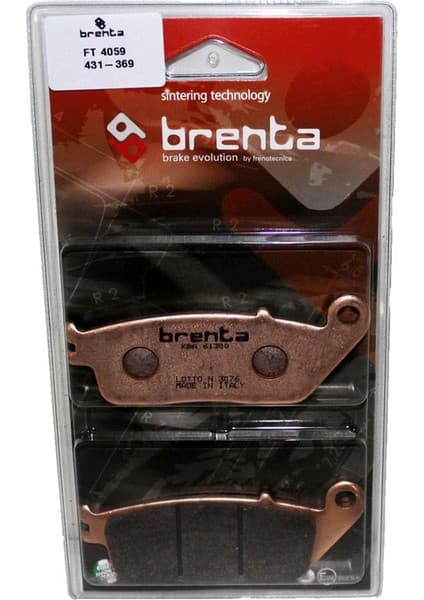 Brenta Honda CBF 600 Disk Sinter Metal Fren Balata Ön (2004-2007)