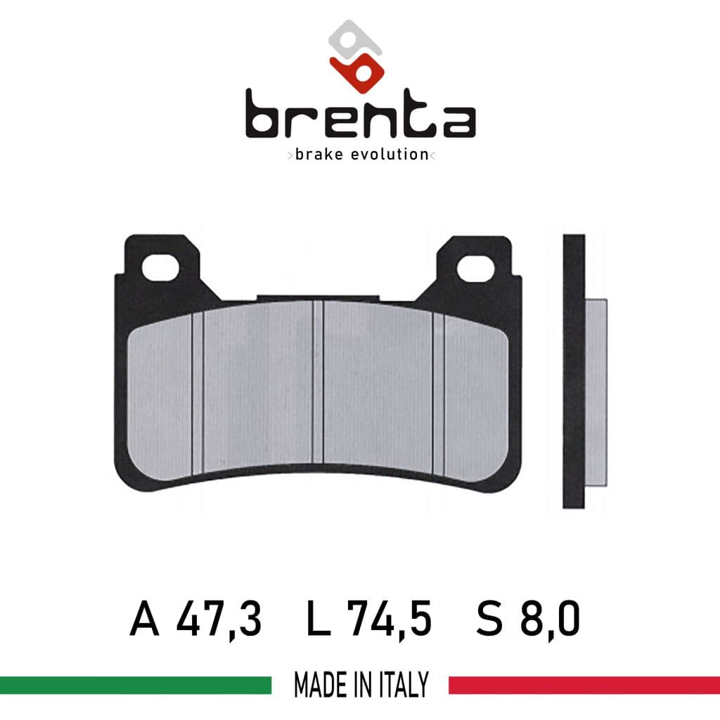 Honda CBR 600 RR  Ön Disk Brenta Sinter Metal Fren Balata - görsel 2