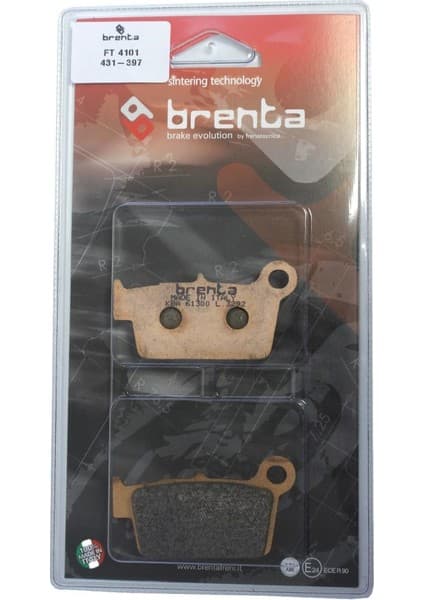 Brenta Kawasaki KX 450 F Disk Sinter Metal Fren Balata Arka (2006)
