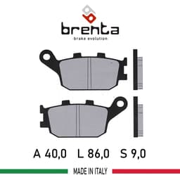 Kawasaki VULCAN S  Arka Disk Brenta Sinter Metal Fren Balata - görsel 2