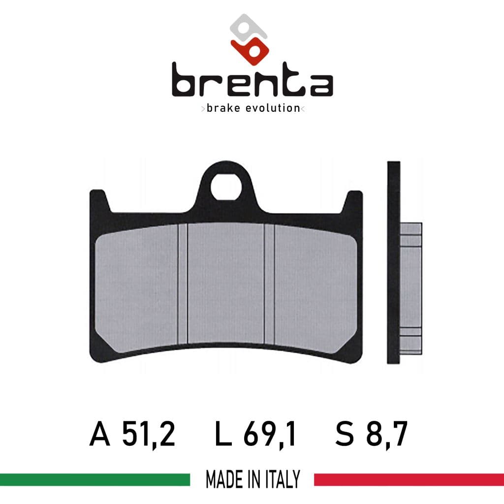Yamaha XSR 700  Ön Disk Brenta Sinter Metal Fren Balata - görsel 2