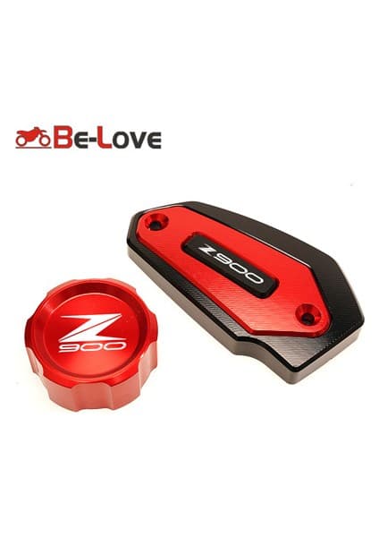 Xifu Shop C Kırmızı Stil Kawasaki Z900 Z Ön & Arka Fren Sıvı Silindir Ana Deposu Kapağı Kapak (Yurt Dışından)