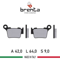 Ktm SMR 450  Arka Disk Brenta Sinter Metal Fren Balata (off-road) - görsel 2