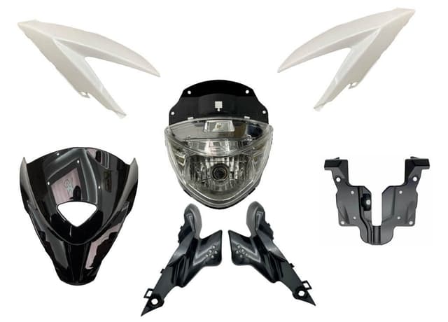 Mondial Drift 125 L Beyaz Kafa Grenaj Takımı
