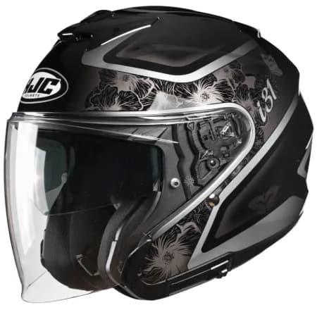 HJC İ31 Iona MC5 Yarım Motosiklet Kaskı Siyah Gri
