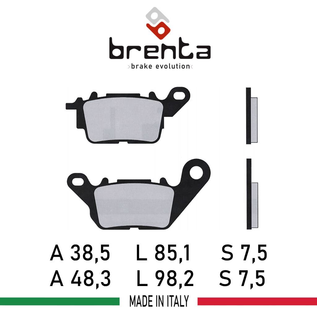Yamaha NMAX 155  Ön Disk Brenta Fren Balata - görsel 2