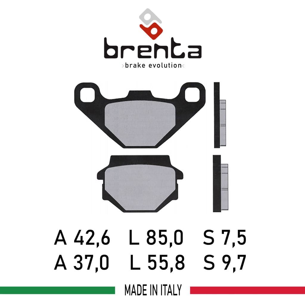 Kawasaki ZZR 250  Arka Disk Brenta Fren Balata - görsel 2