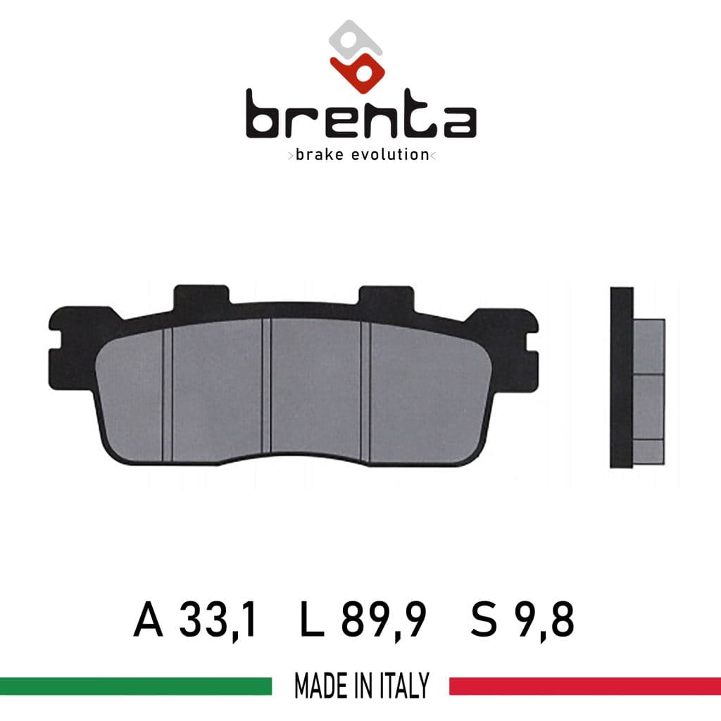 Kymco DOWN TOWN 300  Arka Disk Brenta Sinter Metal Fren Balata - görsel 2