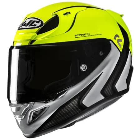 HJC RPHA12 KOS MC3H Kapalı Motosiklet Kaskı Gri Neon Sarı