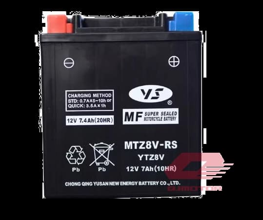Qj Srk 125 R MTZ8V-RS YS Akü