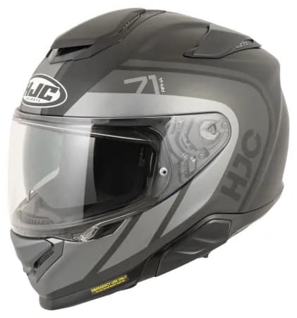 HJC RPHA71 Mapos MC5SF Kapalı Motosiklet Kaskı Siyah Gri