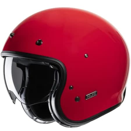 HJC V31 Yarım Motosiklet Kaskı Derin Kırmızı