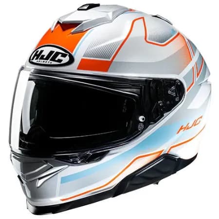 HJC İ71 Iorix MC27 Kapalı Motosiklet Kaskı Gri Turuncu