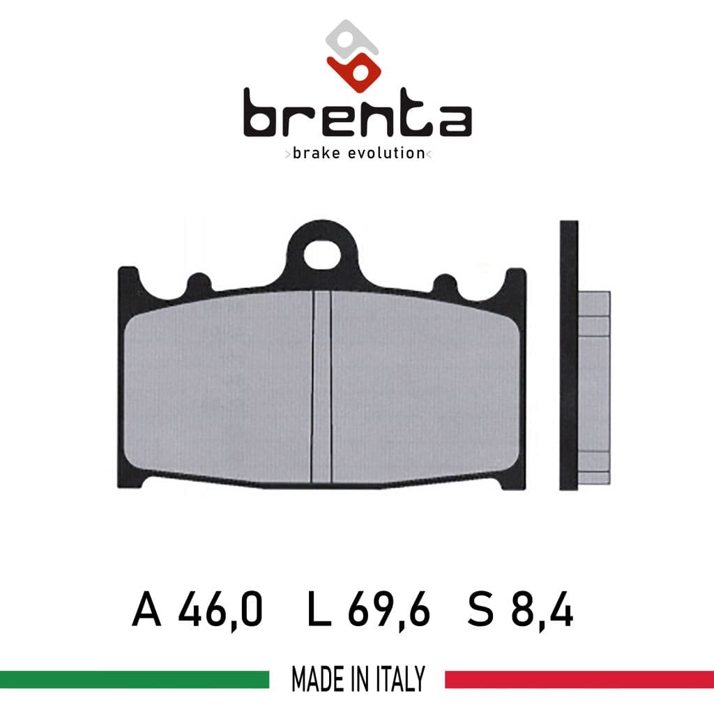 Suzuki GSX 1250 FA  Ön Disk Brenta Sinter Metal Fren Balata - görsel 2