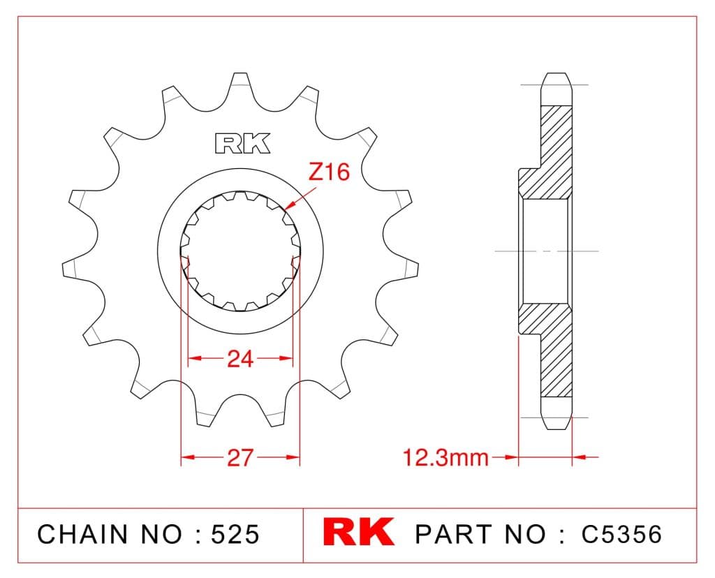 Suzuki GSX-R 1000 Rk X-Ring Zincir 525 Xso 120L - görsel 5