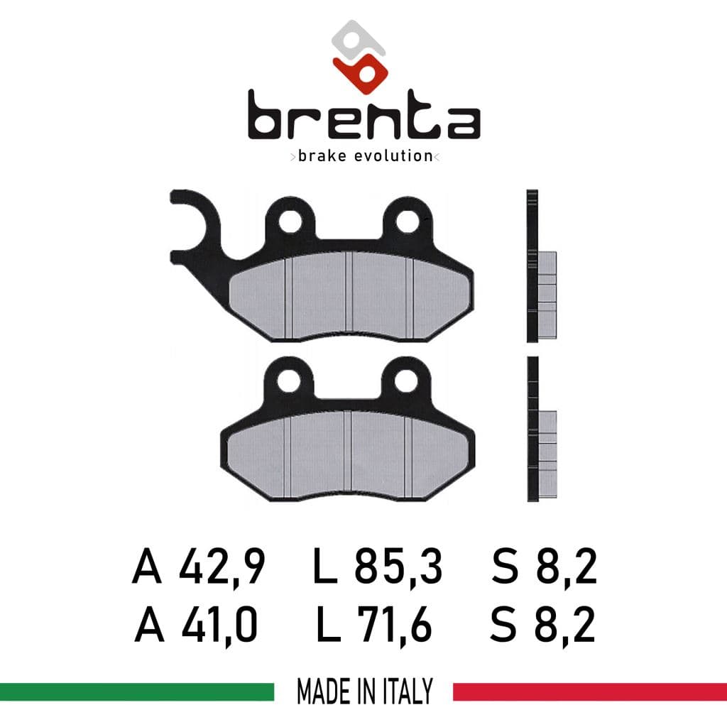 Sym FIDDLE 125  Ön Disk Brenta Fren Balata - görsel 2