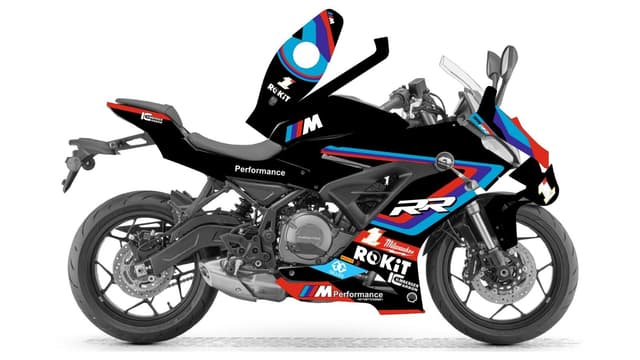 RKS SRK 250 RR - RR Design Siyah Temalı Sticker Kaplama Set
