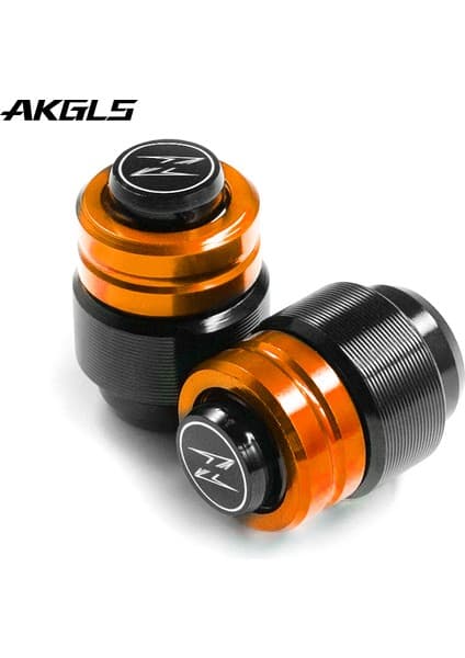 Xifu Shop C Turuncu Tarzı Kawasaki Z900 Z400 Z300 Z650 Z750 Z800 Z1000 Motosiklet Lastik Hava Valfi Kapak Takma Fişi Alüminyum En Son Aksesuarları (Yurt Dışından)
