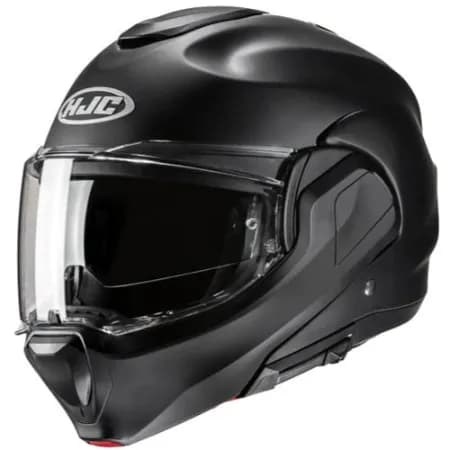 HJC F100 Çene Açılır Motosiklet Kaskı Mat Siyah