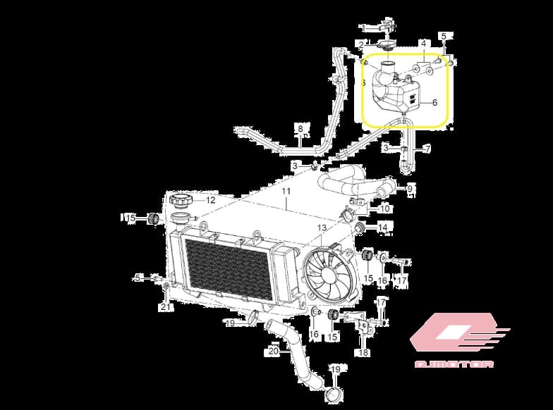 Qj Srk 125 R Su Tankı R14