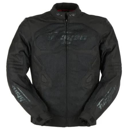 Furygan Atom Vented Evo Yazlık Motosiklet Ceketi Siyah