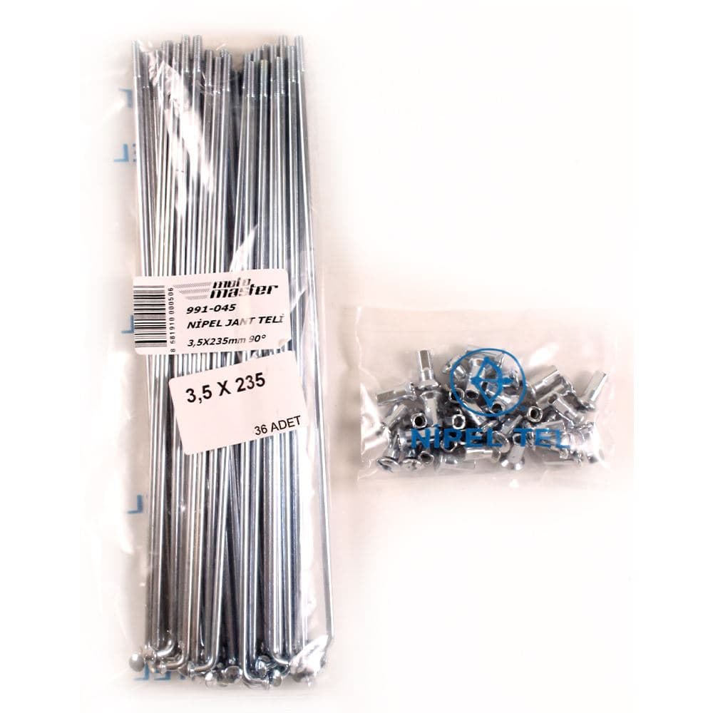 Nipel Jant Teli 3,5X235Mm 90°-Yamaha Kros