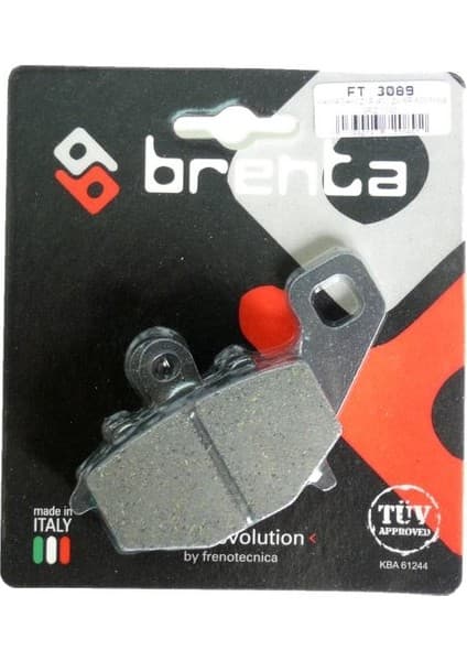 Brenta Kawasaki Z 1000 R Disk Fren Balata Arka (2017-2017)