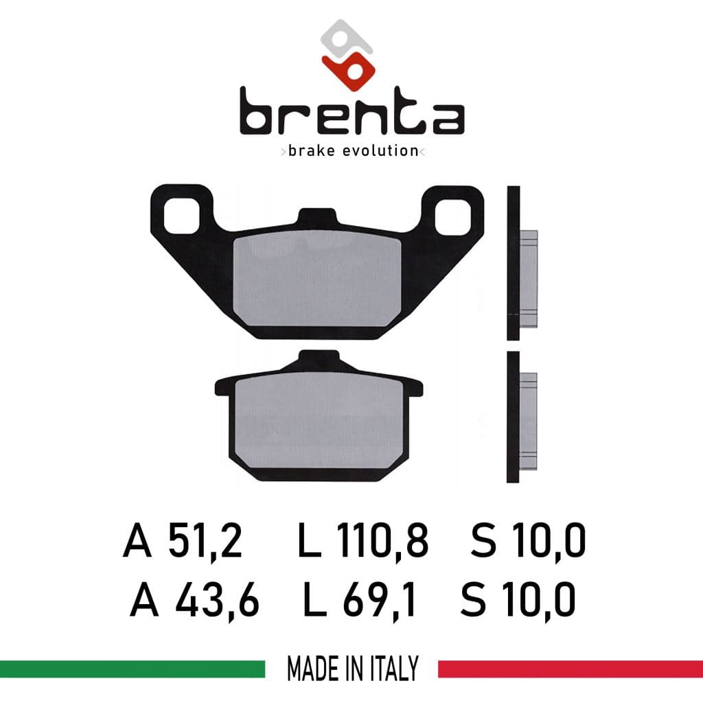 Kawasaki VN 1500  Ön  / Arka Disk Brenta Fren Balata - görsel 2