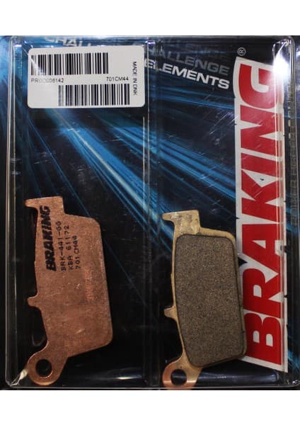 Braking 701CM44 2009-2020 Kawasaki Klx 250 Uyumlu Arka Fren Balatası Sinterli Balata